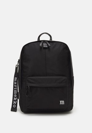 ZIP TOP BACKPACK SOLID - Reppu - black
