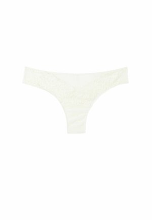 Intimissimi PRETTY FLOWERS - Thong - elfenbein powder white