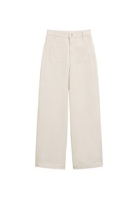 Jean flare - white cotton