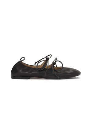 KS AVRIL - Ankle cuff ballet pumps - black
