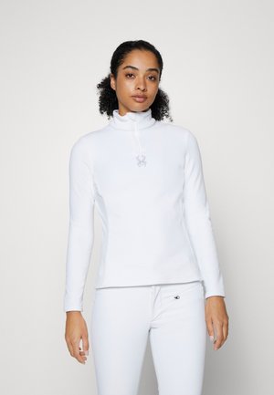1/2 ZIP - Flísová bunda - white