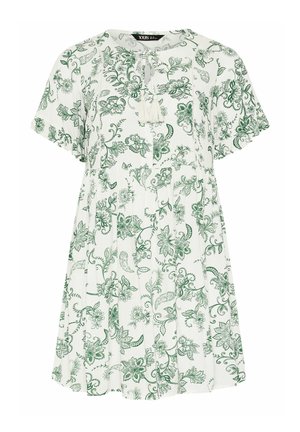 Yours Clothing, WOMEN'S FLORAL DRESSES - Freizeitkleid - white