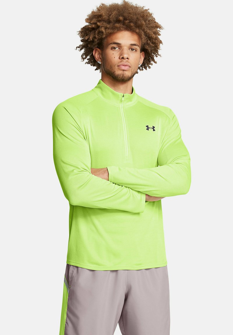 Under Armour TECH TEXTURED - Pitkähihainen paita - morph green