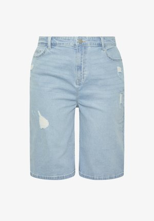 Yours Clothing, Shorts vaqueros - light blue