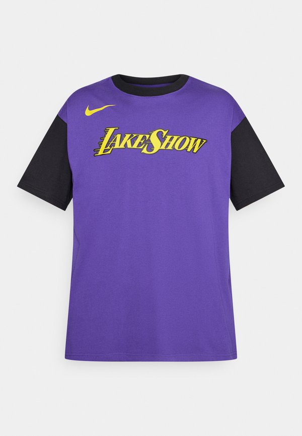 NBA CITY EDITION LOS ANGELES LAKERS COLOR BLOCK TEE - Club wear - field purple2