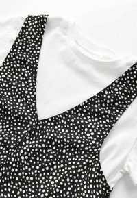 Next SET  - REGULAR FIT - Kezeslábas - black white spot