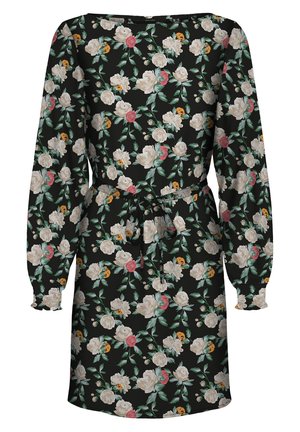 Vero Moda VMNYA CATCH SMOCK SHORT DRESS - Hverdagskjole - black/neel