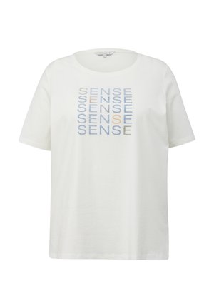 T-Shirt print - ecru