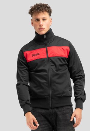 Lonsdale ALNWICK - Giubbotto Bomber - black red
