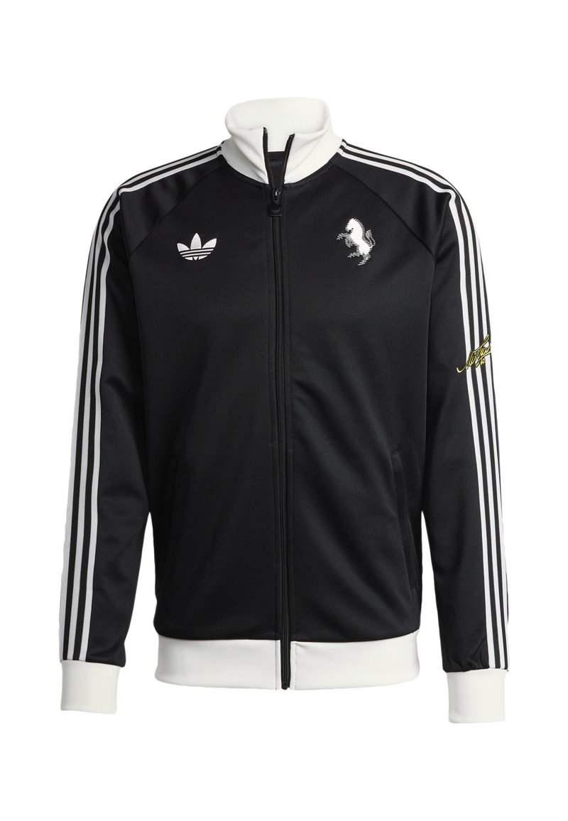 adidas Originals JUVENTUS FC TRACK - Tröja med dragkedja - black/svart ...