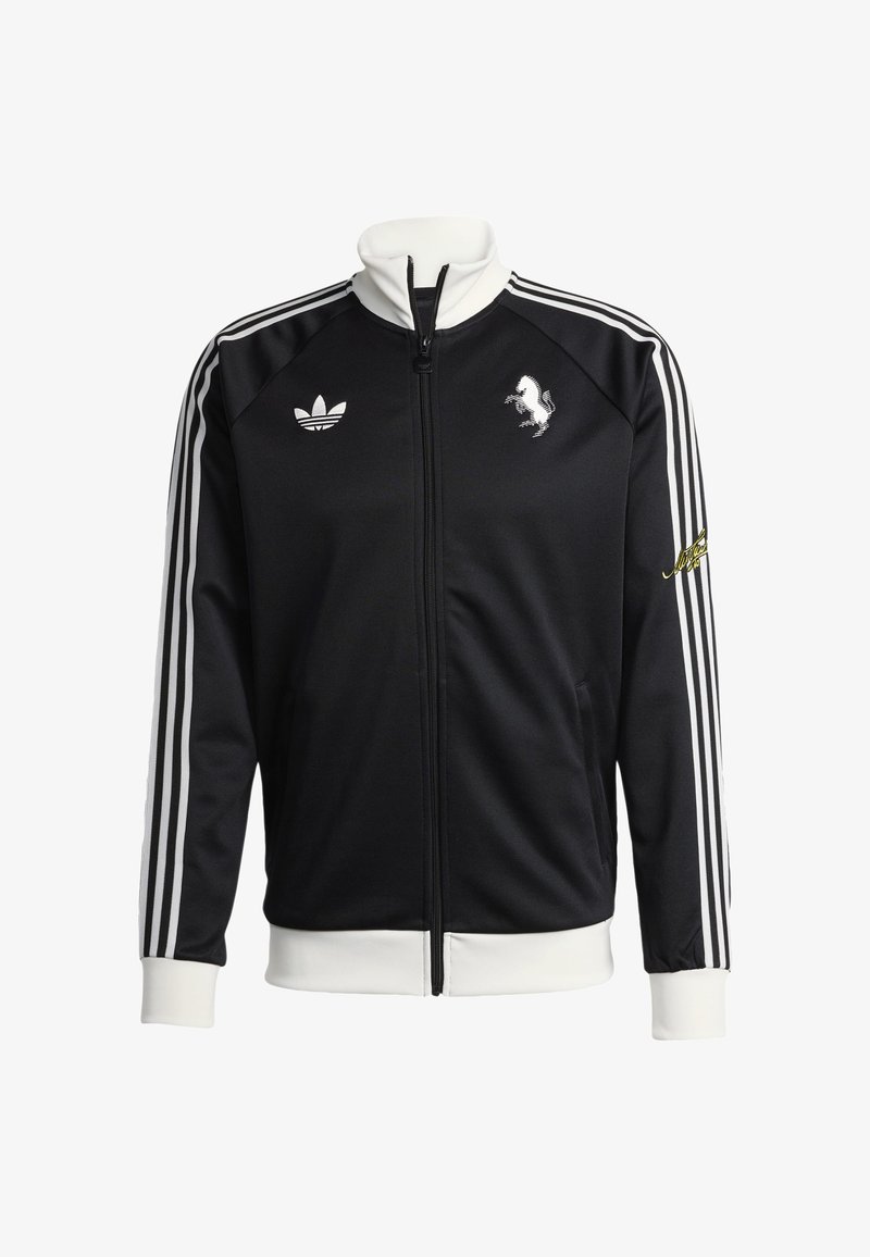adidas Originals JUVENTUS FC TRACK - Tröja med dragkedja - black/svart ...