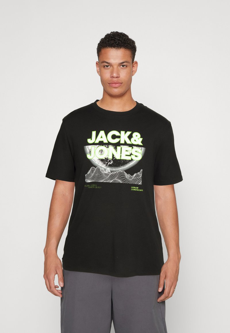 squid game T-shirt Imprimé Col rond | Noir | Jack & Jones