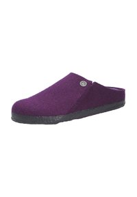 Birkenstock TIEFFUSSBETT PANTOLETTE ZERMATT SHEARLING FE - Sandaler - acai