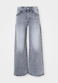 THE DITCHER ROLLER SNEAK - Wide Leg - grey denim