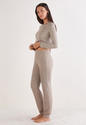 Intimissimi LUXYURY SOFTNESS - Bas de pyjama - beige