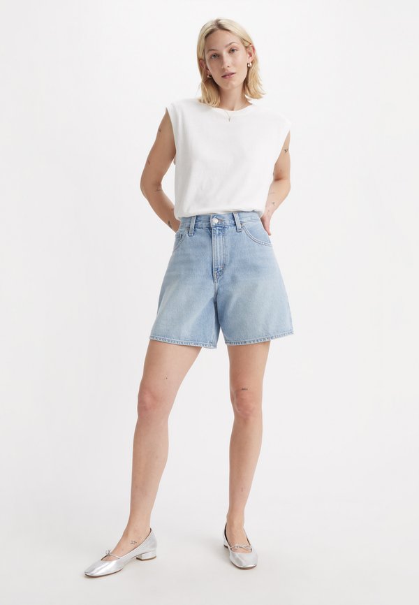 HIGH BAGGY - Denim shorts - far and wide2
