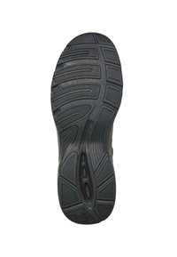 Melna gumijas zole ar teksturētu virsmu, kurai ir horizontālas un vertikālas rievas, lai nodrošinātu saķeri. Noapaļota purngala forma un viegla konstrukcija.