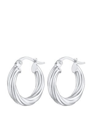 TWISTED LOOK - Boucles d'oreilles - silberfarben