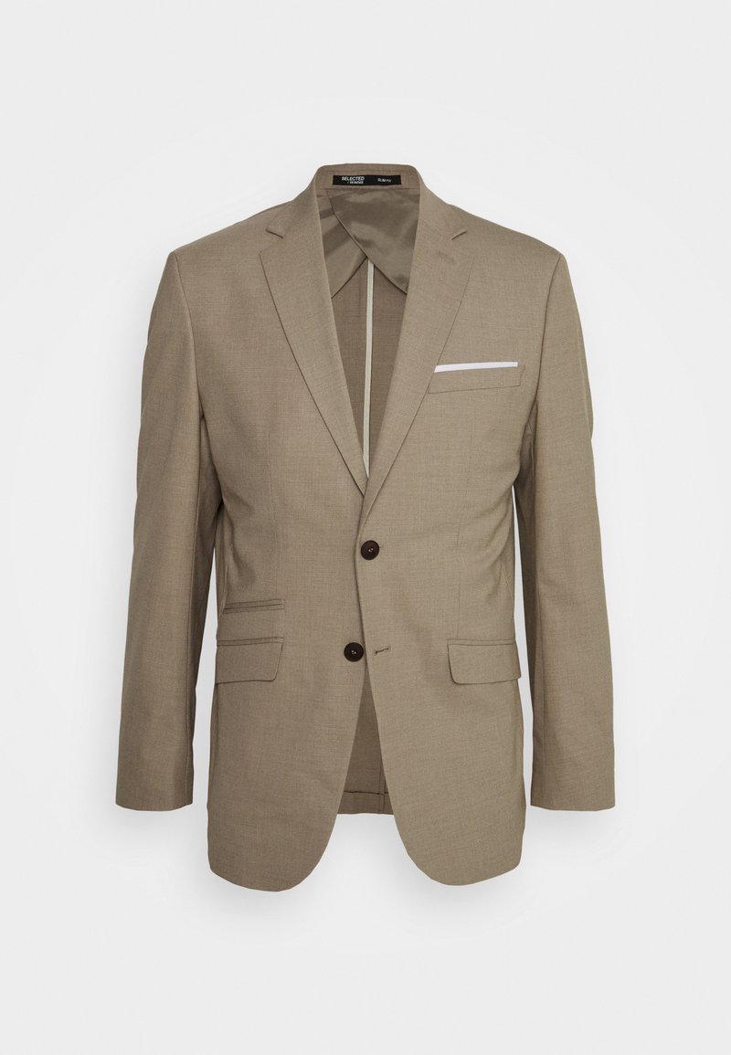 Herren Komplettanzüge | Selected Homme SLHSLIM NICKLOGAN Anzug sand/taupe - BE21175 Herren Komplettanzüge | Selected Homme SLHSLIM NICKLOGAN Anzug sand/taupe - BE21175