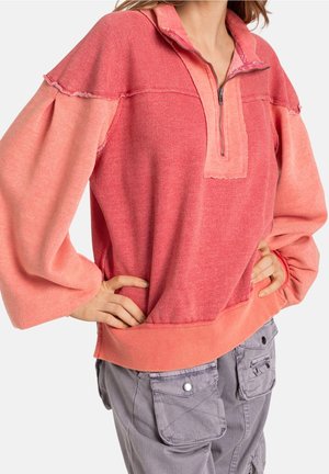 Strickpullover - red