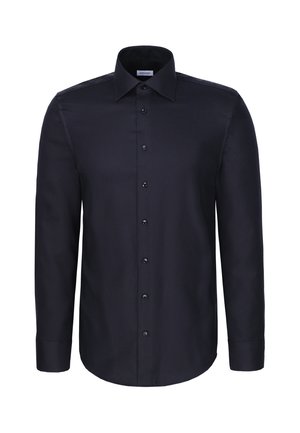 Seidensticker, REGULAR - TWILL - Camicia - black