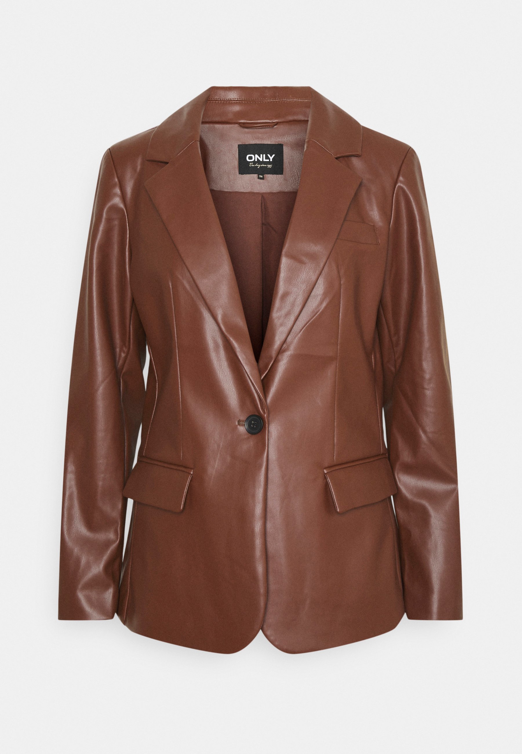 chocolate blazer womens