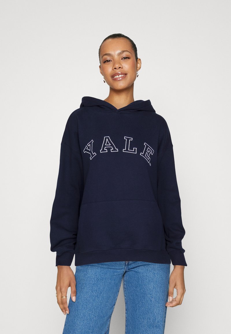 Cotton On COLLEGIATE Hoodie lcn yale emblem/ winter navy/mørkeblå Zalando.no