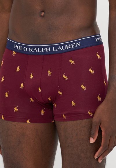 Polo Ralph Lauren TRUNK 3 PACK - Apakšbikses - damson red/gold/navy