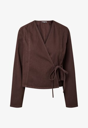 Pieces Blouse - hot fudge