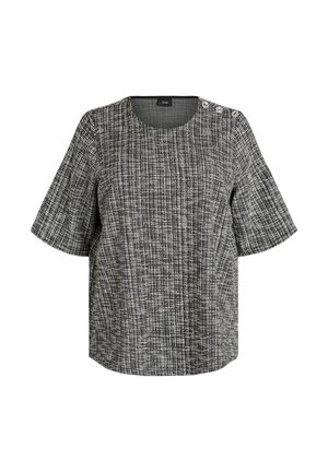 Zizzi, BLUSE AUS WEBSTOFF MIT KNOPFDETAIL - Μπλούζα - vanille