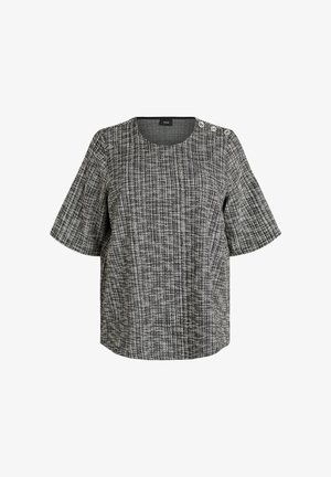 Zizzi, BLUSE AUS WEBSTOFF MIT KNOPFDETAIL - Μπλούζα - vanille