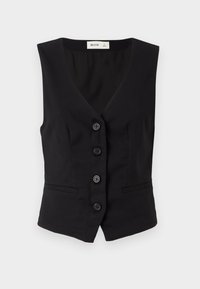 Hollister Co. EMEA LONGER LENGTH VEST - Brezrokavnik - casual black