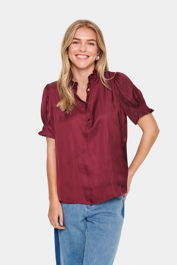 VEENISZ - Bluse - windsor wine