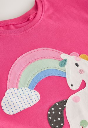 Next REGULAR FIT - SHORT SLEEVE - T-shirt con stampa - pink unicorn