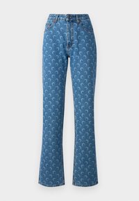 MOON LASER  - Traperice ravnih nogavica - light blue