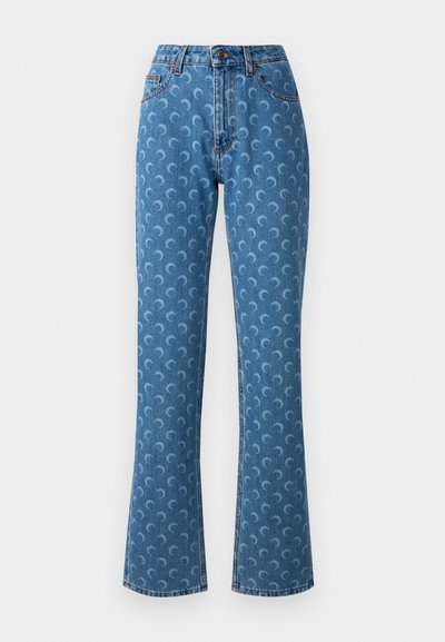 MARINE SERRE MOON LASER - Straight leg jeans - light blue