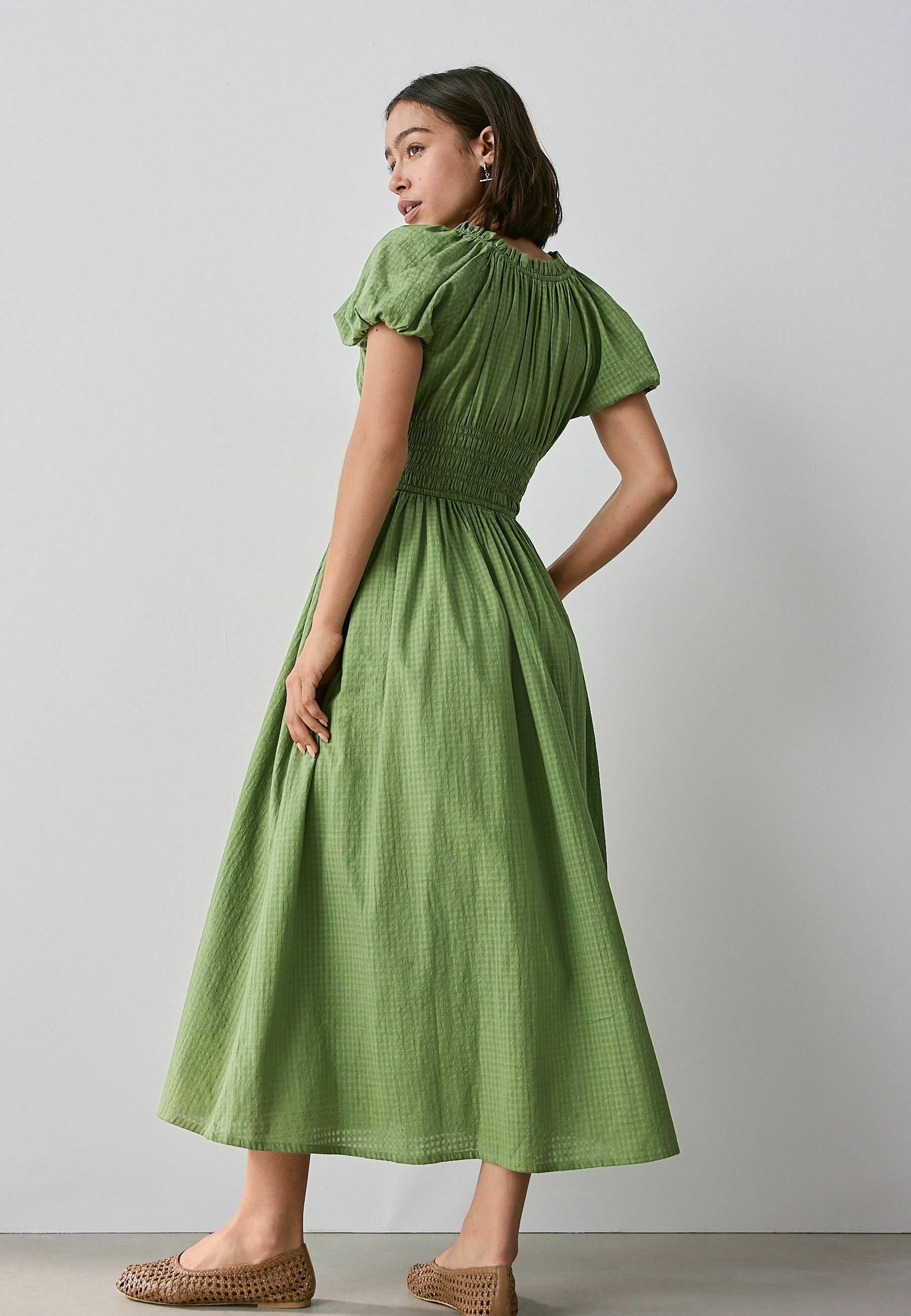 Next Rochie de zi - olive green/verde - Zalando.ro