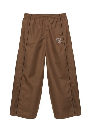 PULL&BEAR, STWD CHECKED - JOGGER TROUSERS - Pantalon classique - brown