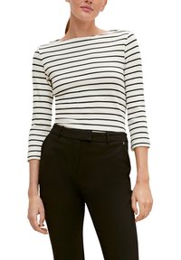 comma Langarmshirt - schwarz