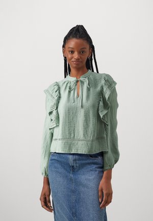 VICARINA FRILL - Blouse - green milieu