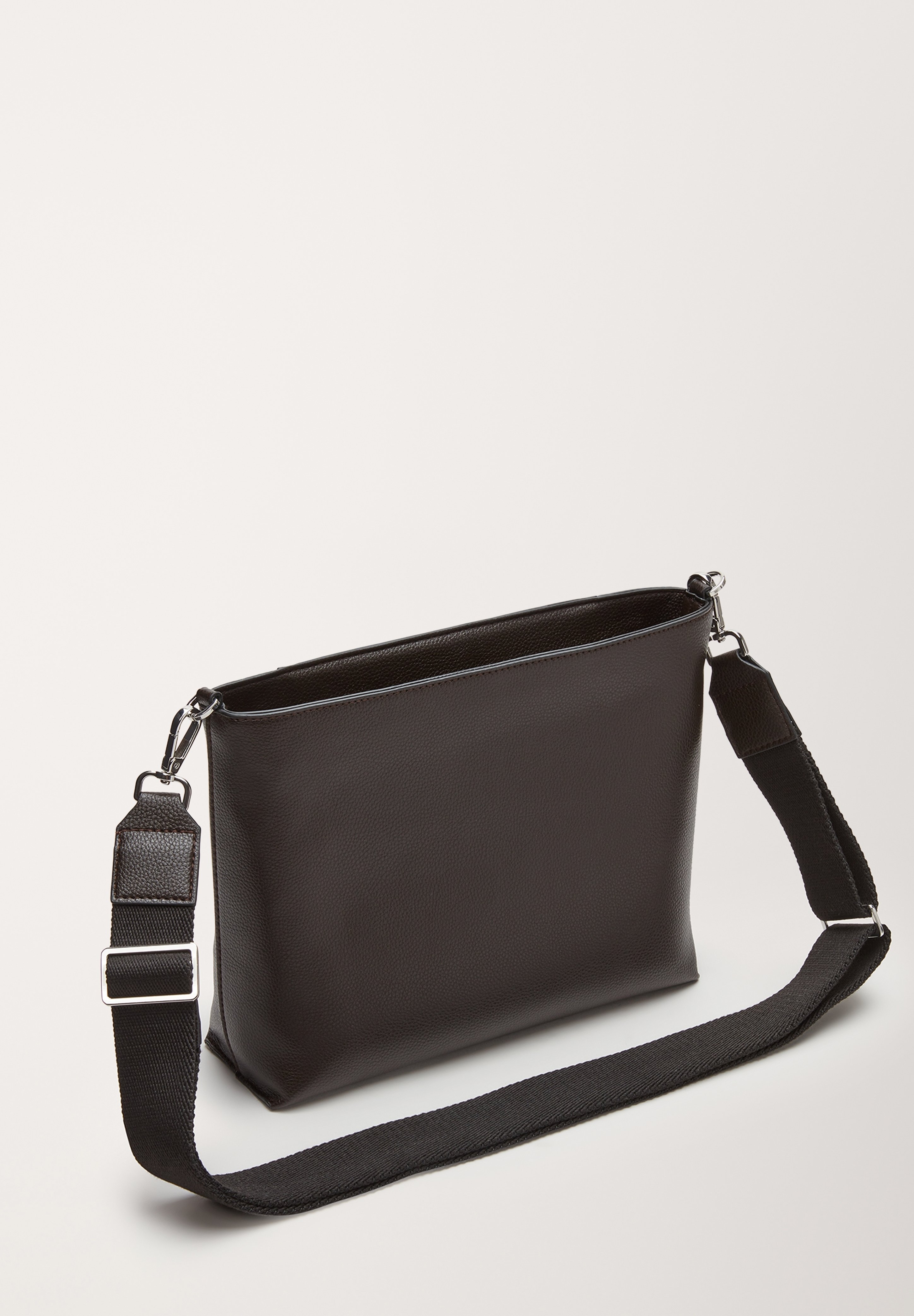 dark brown cross body bag