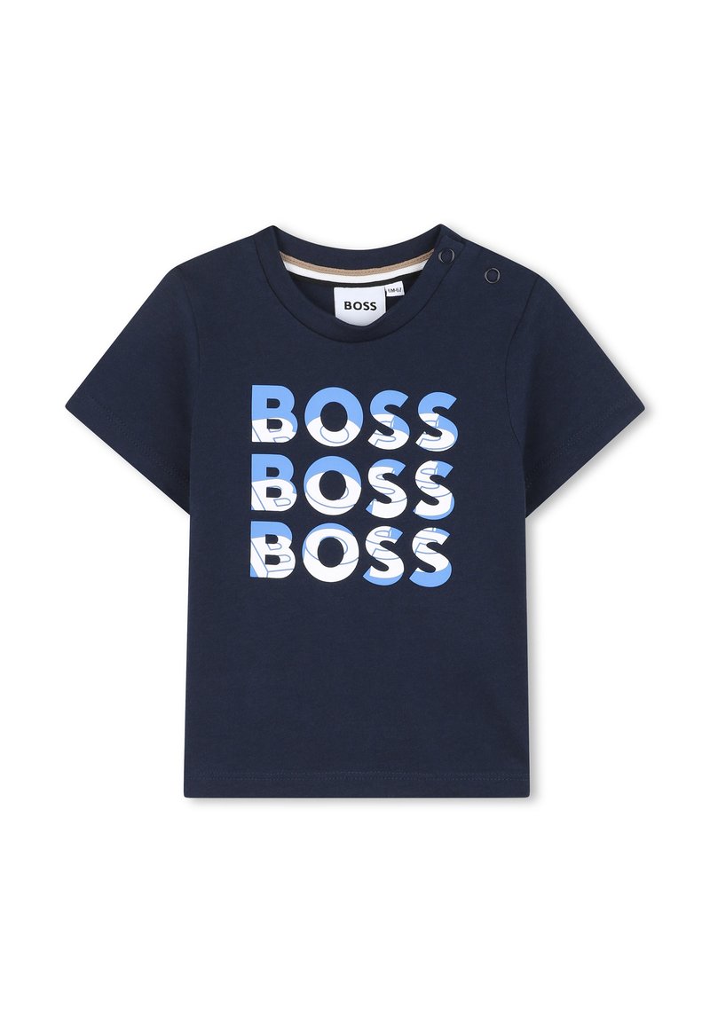 BOSS Kidswear T-shirt print blauw BOSS Kidswear T-shirt print blauw