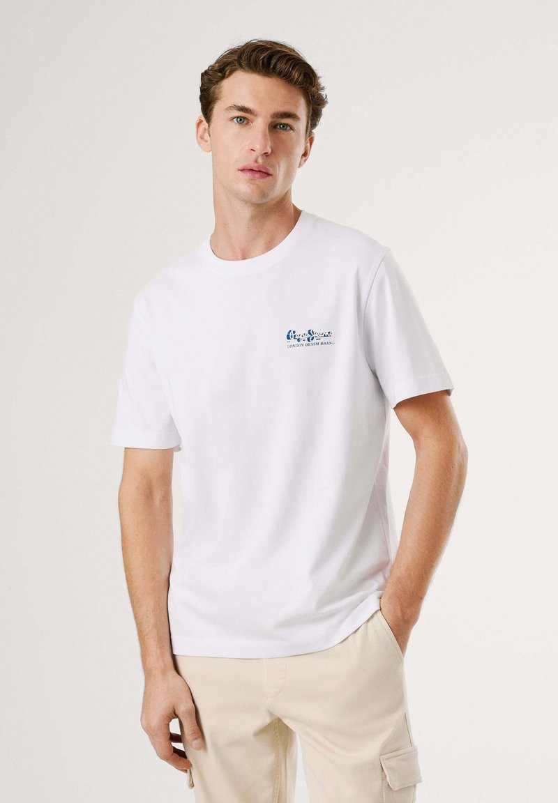 Pepe Jeans MILON - T-shirt print - white