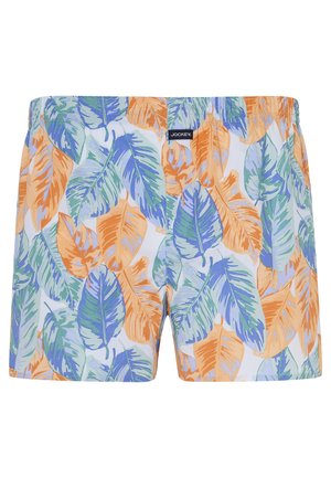 Boxershorts - artistic palm blues print