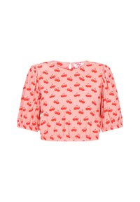 myMo Bluse - coral multicolor