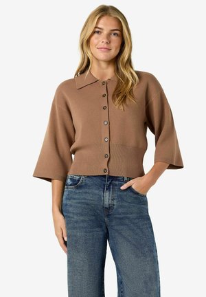 POLO-LOOK - Cardigan - toasted coconut