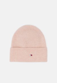 Tommy Hilfiger ESSENTIAL FLAG FUZZY   - Berretto - pink bloom