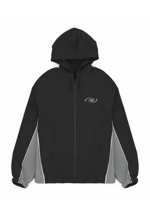 New Balance, TRACKSIDE WOVEN JACKET - Let jakke / Sommerjakker - black slate grey