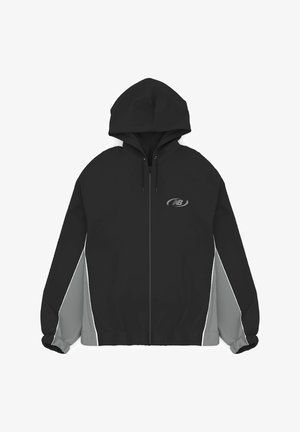 New Balance, TRACKSIDE WOVEN JACKET - Let jakke / Sommerjakker - black slate grey