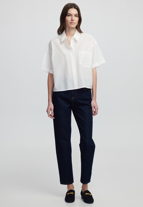 WITH MONOGRAM EMBROIDERY - Hemdbluse - ecru